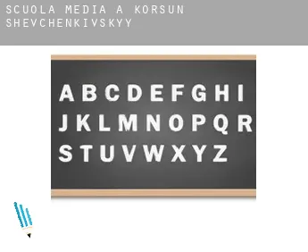 Scuola media a  Korsun'-Shevchenkivs'kyy