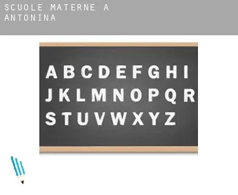 Scuole materne a Antonina