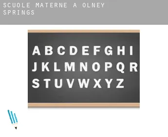 Scuole materne a  Olney Springs