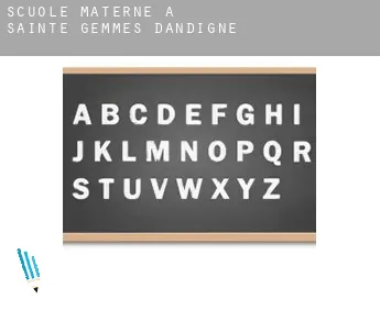 Scuole materne a  Sainte-Gemmes-d'Andigné