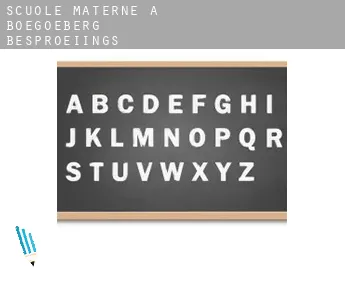 Scuole materne a  Boegoeberg Besproeiings Nedersetting