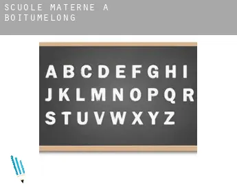 Scuole materne a  Boitumelong