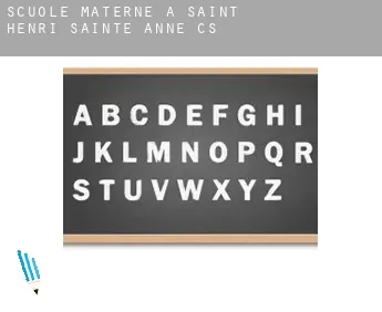 Scuole materne a  Saint-Henri-Sainte-Anne (census area)