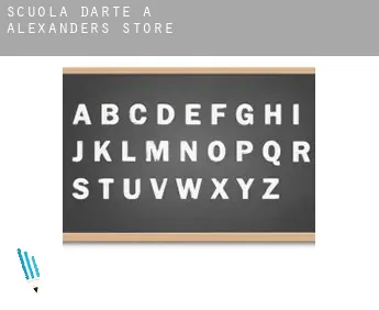 Scuola d'arte a  Alexanders Store