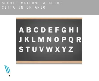 Scuole materne a  Altre città in Ontario