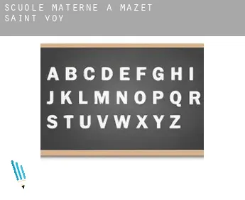 Scuole materne a  Mazet-Saint-Voy