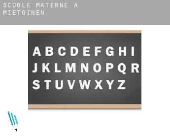 Scuole materne a  Mietoinen