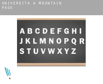 Università a  Mountain Page