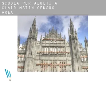 Scuola per adulti a  Clair-Matin (census area)