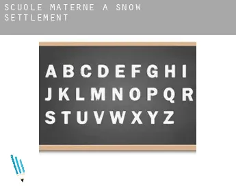Scuole materne a  Snow Settlement