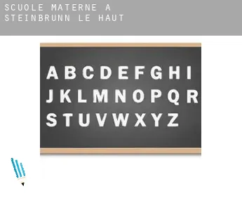 Scuole materne a  Steinbrunn-le-Haut